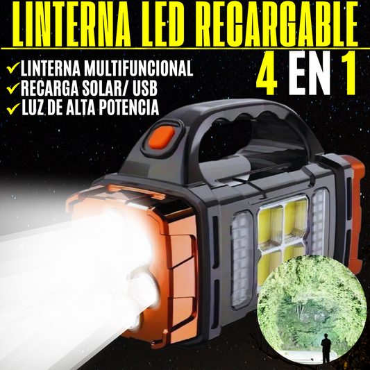 LINTERNA LED 4 EN 1